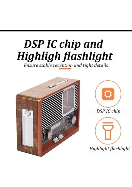 Pembe Nostaljik Radyo, Şarjlı, Bluetooth, Usb, Sd Kart, Fenerli, Saatli fiyatları