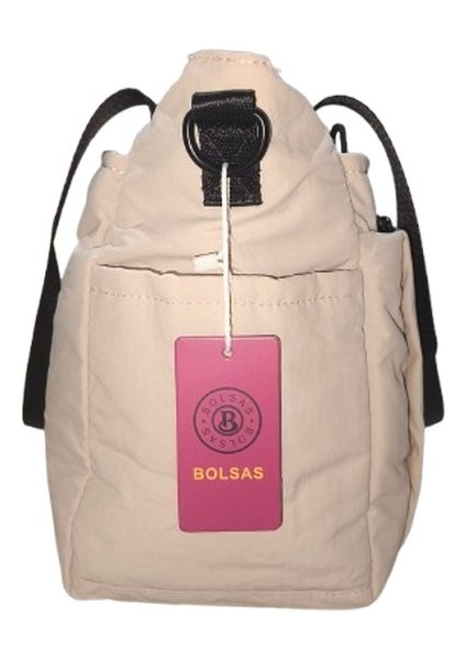 Krinkıl Bayan Kol Çantası Bej