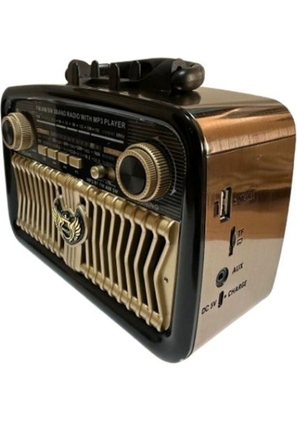 Nostalji Bluetooth USB Sd Kart Radyo Mp3 Müzik Kutusu Bej, Taşınabilir ve Şık Tasarım modelleri