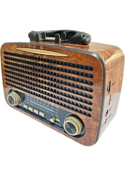 Nostalji Müzik Kutusu Bluetooth USB Sd Radyo Mp3 Player Bej modelleri