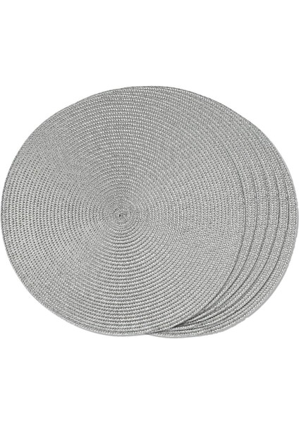 6'lı Gri Lux Amerikan Servis Supla Seti, Şık ve Kullanışlı Ev Dekoru. fırsatları