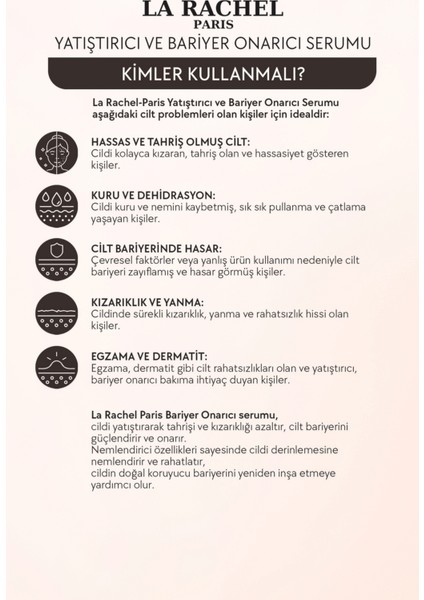 Hassas Ciltler Için Profesyonel Güçlü Yatıştırıcı ve Güvenli Bariyer Onarımı-1 Serum 4 Etki-