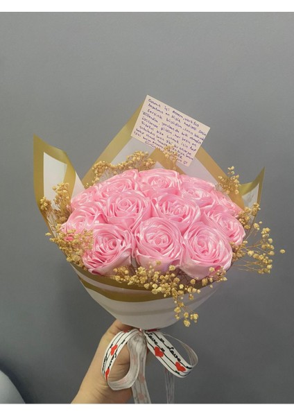 Solmayan Gül Buketi 10'lu, Şık ve Güzel Pembe Renk Seçeneğiyle Ideal Hediye indirimleri
