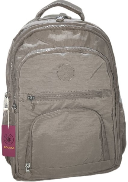 Unısex Okul ve Seyahat Çantası Gri