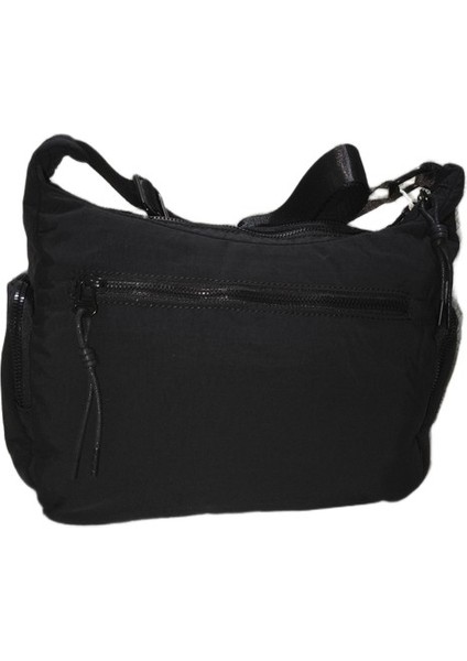 Krinkıl Çok Amaçlı Bayan Omuz Çantası Siyah