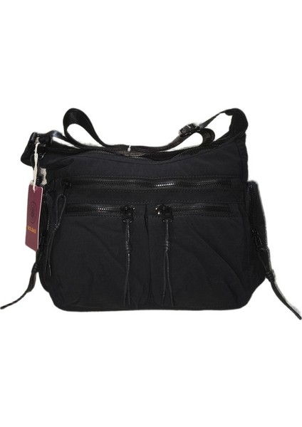 Krinkıl Çok Amaçlı Bayan Omuz Çantası Siyah modelleri