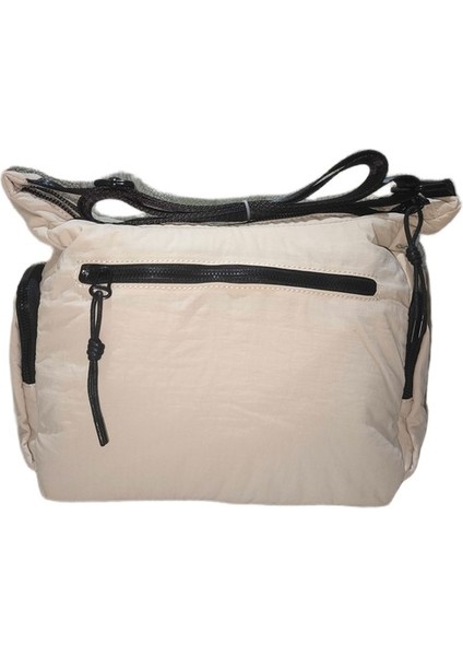 Krinkıl Çok Amaçlı Bayan Omuz Çantası Bej modelleri