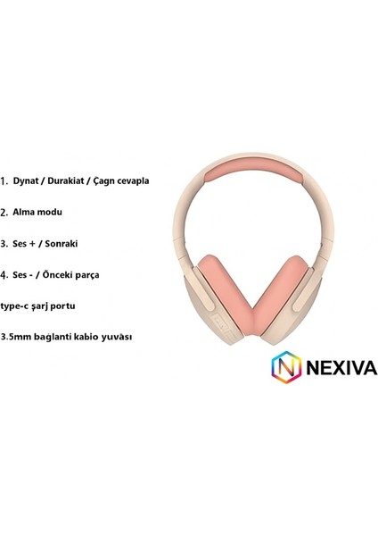 N2961 Kulak Üstü Kablosuz Bluetooth Kulaklık fiyatları