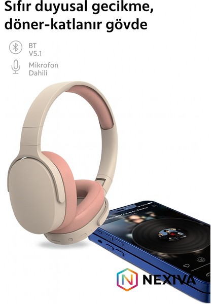 N2961 Kulak Üstü Kablosuz Bluetooth Kulaklık fırsatları