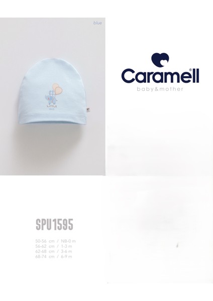 My Baby Kumsal Soft Colour Balonlu Fil Baskılı Bebek Şapka/bere //1595