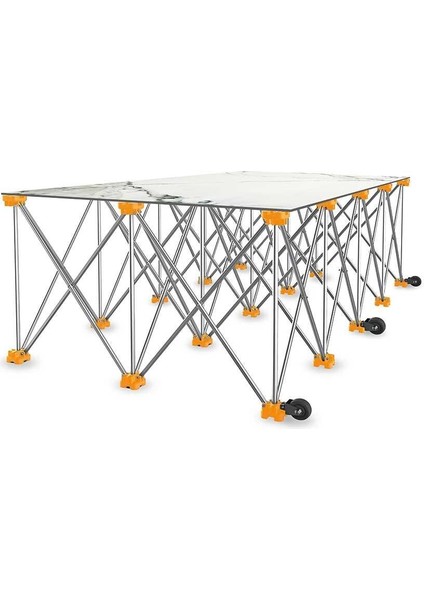 SGS942 - Seramik Fayans Katlanır Çalışma Tezgahı Alüminyum 240 x 120 x 185CM