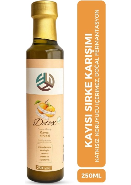 Detox Kayısı Sirkesi 250 ml