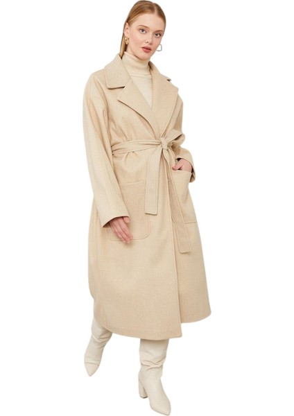 Kuşak Bağlamalı Kaşe Kaban LEV.570003 fiyatları