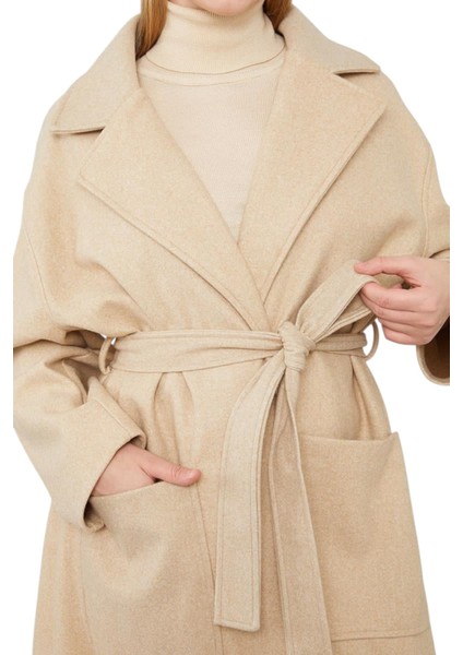 Kuşak Bağlamalı Kaşe Kaban LEV.570003 indirimleri