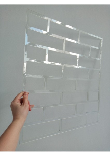 Turuncu Tuğla Şablon, Kalın Malzeme, Rölyef, Pasta ve Dekoratif Sıva Için Uygun