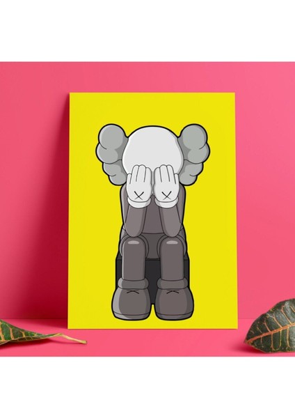 Sarı Hd Dijital Kanvas Tablo, Ofis ve Dekorasyon Için Renkli Sanat Eseri