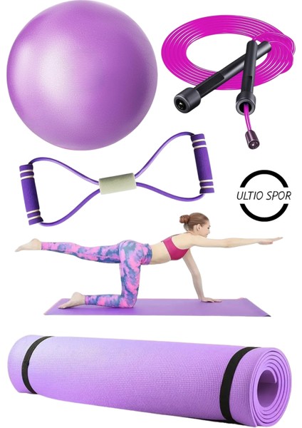 "evde Sporun Yıldızı: 4’lü Pilates Seti" Pilates Başlangıç Seti 4 Parça Kaliteli Ürün