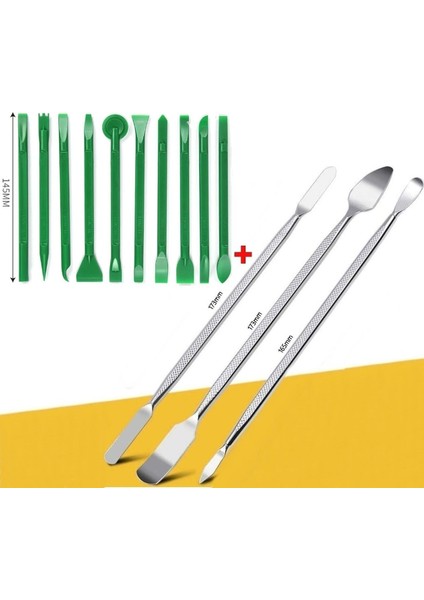 Bilgisayar Notebook Cep Telefonu ve Tablet Sökmek Için Çift Taraflı Metal Plastik Tamir Aparat Seti ST06