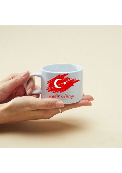 Kişiye Özel Ay Yıldız Tasarımlı Motto Kahve Fincanı – Hediye ve Özel Günler Için Şık Tasarım modelleri