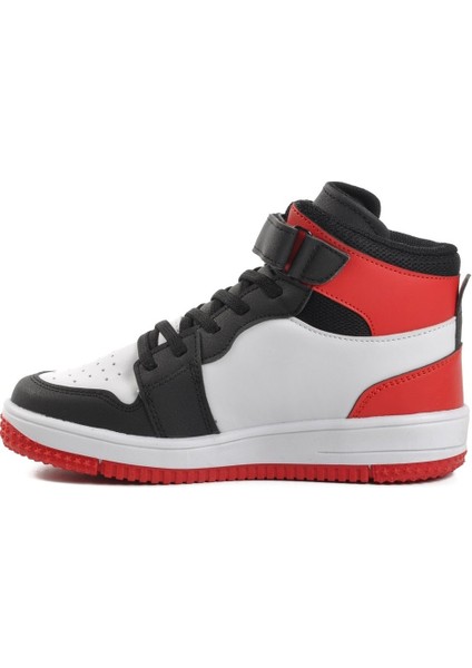 25C.HAYKAT Beyaz-Kırmızı Bilekli Cırtlı Ortopedik Sneaker Erkek Çocuk Spor Ayakkabı fiyatları