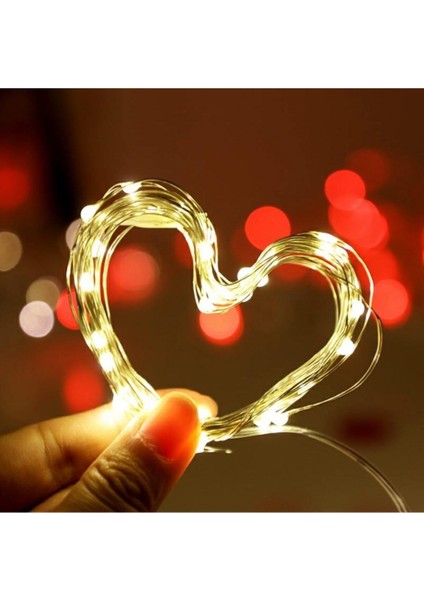 Sarı 5 Metre Kumandalı USB LED Işık, Animasyonlu Peri Tel Işık indirimleri