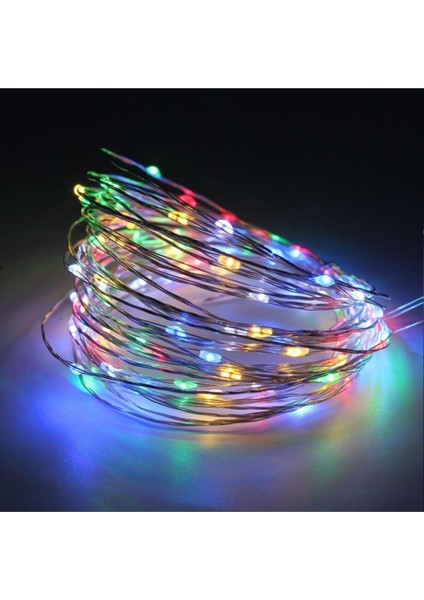 Sarı 5 Metre Kumandalı USB LED Işık, Animasyonlu Peri Tel Işık