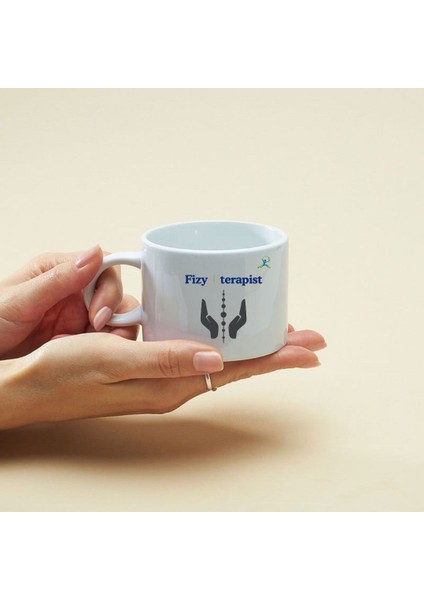 Kişiye Özel Fizyoterapist Temalı Motto Kahve Fincanı – Mesleğe Özel Şık Tasarım modelleri