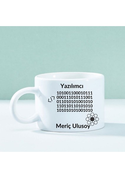 Kişiye Özel Yazılımcılara Özel Tasarımlı Motto Kahve Fincanı – Kod Tutkunlarına Şık Hediye