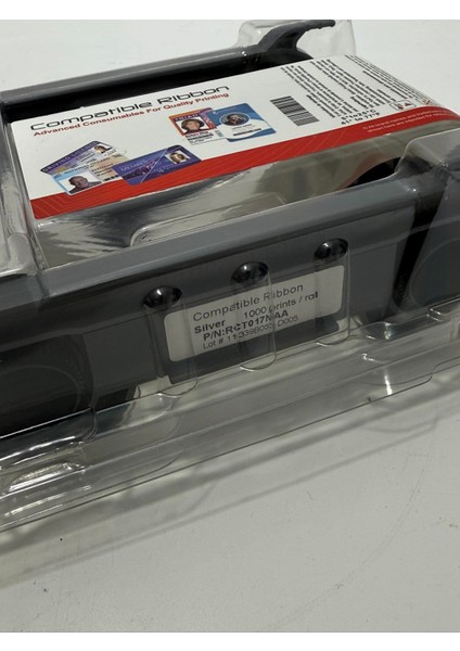 Evolis RCT017NAA Metalik Gümüş Monokrom Ribon modelleri