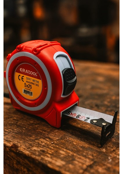 Çift Taraflı Şerit Metre 5X25