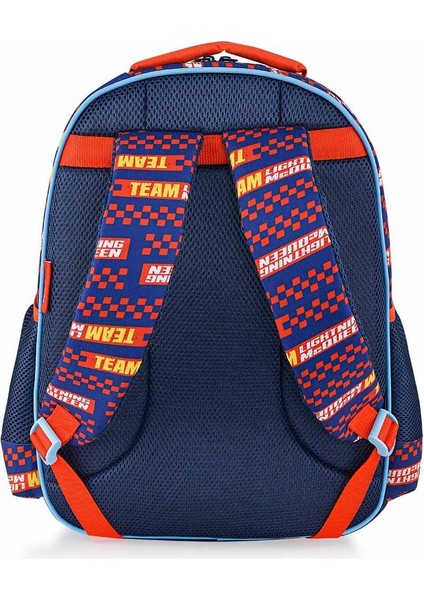 Şimşek Mcqueen Premium Lisanslı Ilkokul Çantası + Beslenme Çantası + Kalemkutu + Suluk Set modelleri