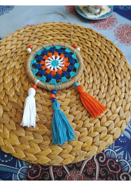 El Emeği Makrome Mandala Seti, Özel Tasarım, Balkon ve Bahçe Duvar Süsü fiyatları