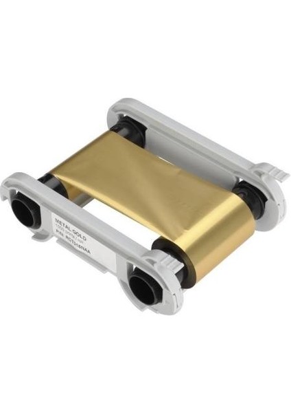 Evolis RCT016NAA Metalik Altın Monokrom Ribon