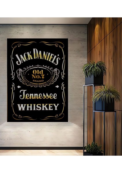 Ahşap Dikey Viski Temalı Duvar Dekoru Tablo Bej Renk fiyatları