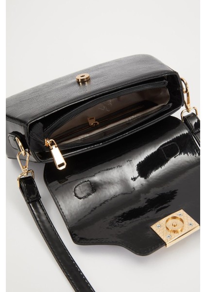 930214 Çanta Siyah Kadın El ve Omuz Çantası