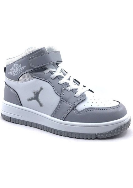 25C.HAYKAT Gri Bilekli Cırtlı Ortopedik Sneaker Erkek Çocuk Spor Ayakkabı fiyatları