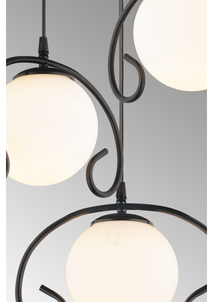 Şık Siyah Kelebekli Camlı Sarkıt Tepsi Seti, Modern ve Zarif Tasarım.