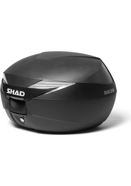 Motosiklet Arka Çanta 39 Litre Carbon Yüksel Kalite Motor Çantası Topcase SH39