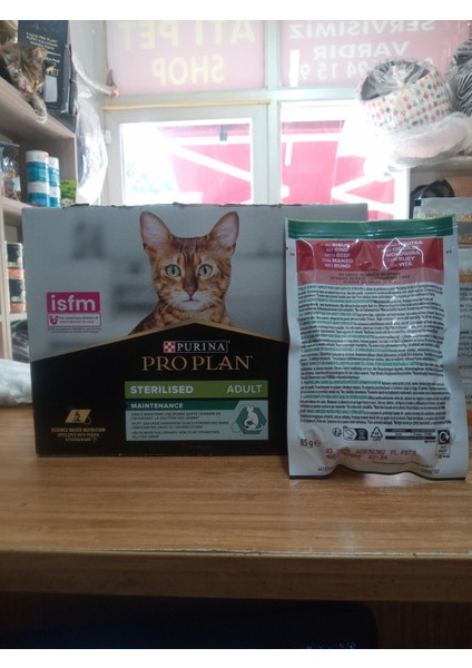 Kısır Kediler Için Sığır Etli Yaş Mama 10'lu Paket