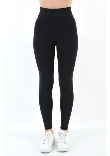 Siyah Korse Yüksek Bel Tayt