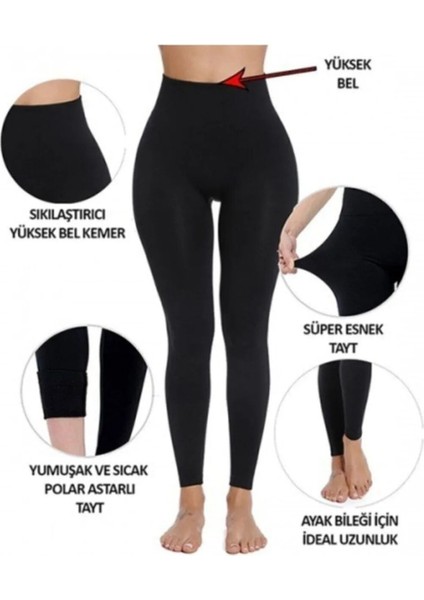 Siyah Korse Yüksek Bel Tayt indirimleri