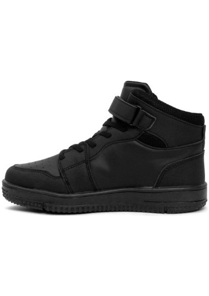 25C.HAYKAT Siyah Bilekli Cırtlı Ortopedik Sneaker Erkek Çocuk Spor Ayakkabı modelleri