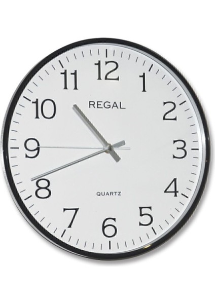 Şık Siyah Duvar Saati, Modern ve Zarif Tasarım