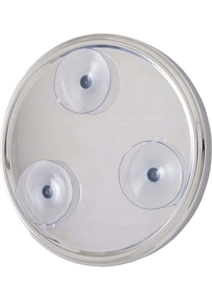 Vantuzlu Büyüteçli Makyaj Aynası, 20CM, Krom, 5x Büyüteç, Şık ve Kullanışlı Tasarım modelleri