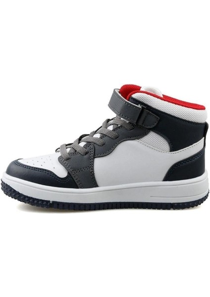 25C.HAYKAT Lacivert Bilekli Cırtlı Ortopedik Sneaker Erkek Çocuk Spor Ayakkabı modelleri