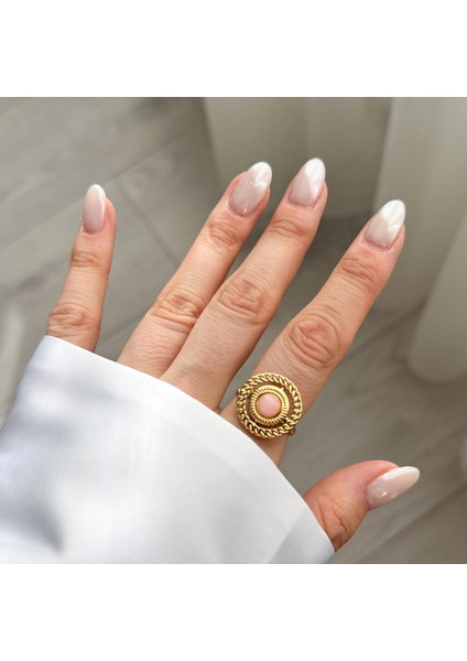 Çelik Vintage Yüzük