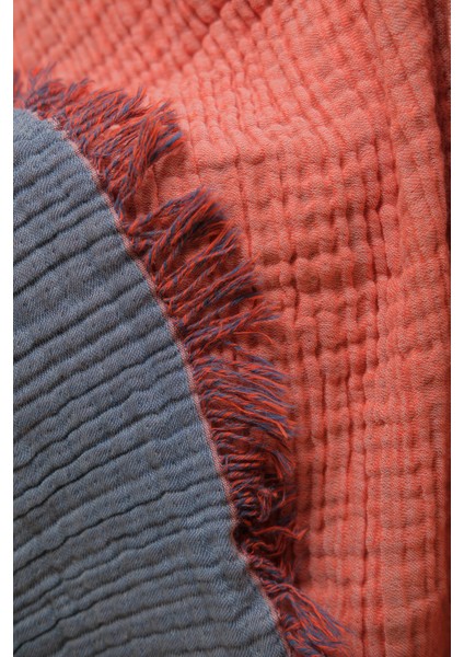 Müslin 4 Katlı Koltuk Şalı Tv Battaniyesi 130 x 200 cm Çift Renk fiyatları