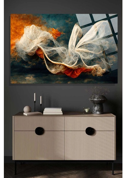 Canlı Renkli 4mm Kırılmaz Temperli Cam Tablo, Yüksek Çözünürlük