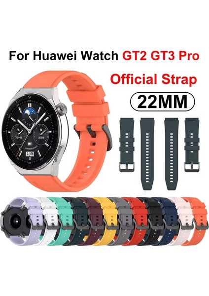 22MM Silikon Akıllı Saat Kordonu Samsung Huawei Amazfit Garmin Uyumlu .