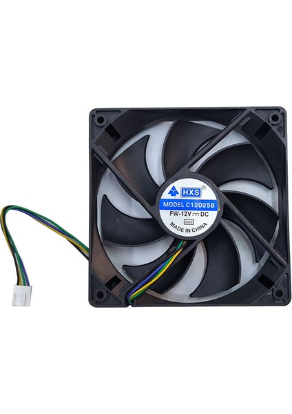 12CM 12V 4 Pinli Fan 12CM x 12CM x 2.5cm 4 Pinli Dc 12VOLT Fan